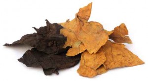 Dried tobacco leaves